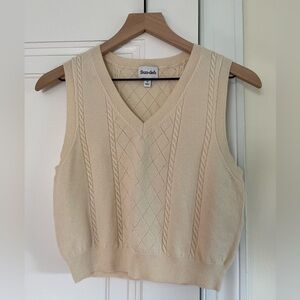 Aritzia x Sundeh Cable Knit Vest